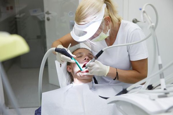 cleaning teeth Twenty One dental clinic dentist Brighton Hove